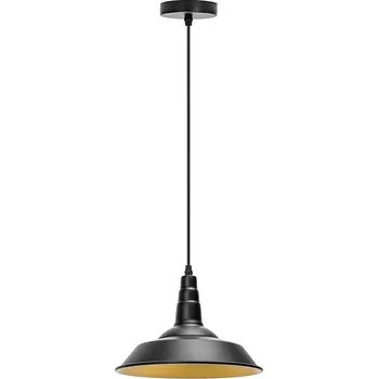 Aigostar - Lustr na lanku 1xE27/60W/230V černá