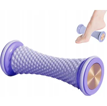 Masáž Masážní Přístroj váleček na masáž svalů těla a chodidel - fialový