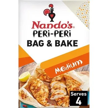 Koření Nando's Medium pálivé peri-peri koření + pečicí sáček 20 g