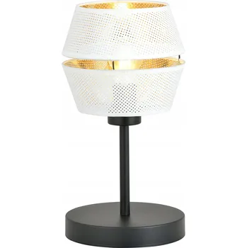 Lampička STOLNÍ LAMPA KANCELÁŘSKÁ EMIBIG MALIA 1184/LN BÍLÁ / ZLATÁ