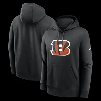 Pánská mikina Pánská mikina Cincinnati Bengals NFL Nike Club Logo Hoodie Velikost: L