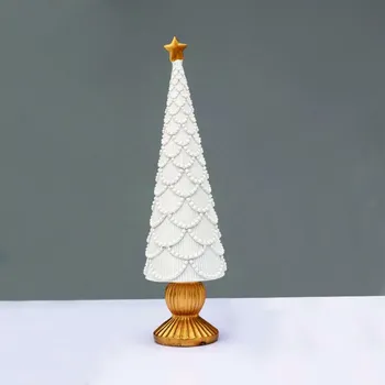 Vánoční dekorace ACA Lighting dekorace vánoční stromeček bílá 29cm X1529210