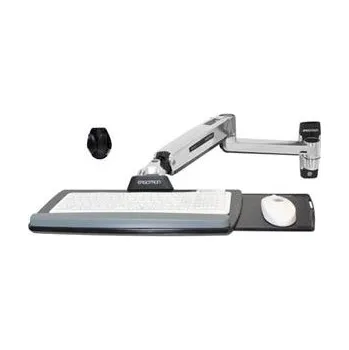 Držák monitoru ERGOTRON LX Sit-Stand Keyboard Arm, POLISHED, flexibilní držák na zeď pro klávesnici a myš