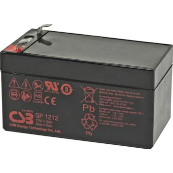 RC náhradní díl CSB Battery GP1212 olověný akumulátor olověný se skelným rounem 1.2 Ah 12 V 1 ks