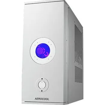 PC skříň AEROCOOL CoolView, ATX/BTX bez zdroje, Stříbrná, USB2.0, Fir