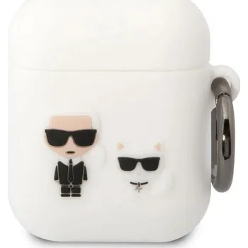 Sluchátka Karl Lagerfeld and Choupette Apple Airpods 1/2,WHT