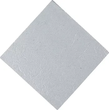 Rohožka Flomat Gumová podložka s ALU folií pod konstrukci fotovoltaické elektrárny na střechu s hydroizolací z PVC fólie FLOMA UniPad ALU - 20 x 20 x 1 cm