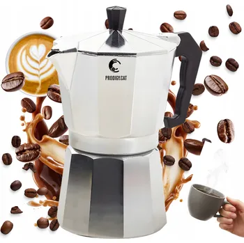 Moka konvice Moka konvička na kávu pro 6 šálků 6 tz 300ml Hliníková na plyn