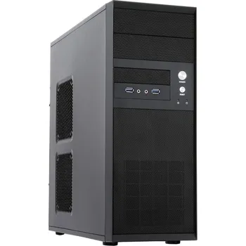 PC skříň CHIEFTEC MidT CQ-01B-U3-OP / 2x USB 3.0/ bez zdroje/ černý CQ-01B-U3-OP
