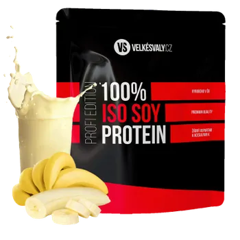 Protein Velkésvaly.cz 100% Iso Soy Protein, Banán, 1000 g