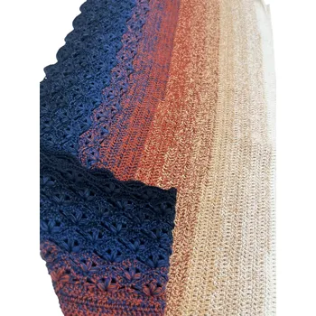 Handmade Dámská béžová šála ruční práce Béžová