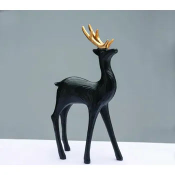 Vánoční dekorace ACA Lighting dekorace sob černá 31cm X1573616