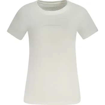 Pánské oblečení CALVIN KLEIN SHORT SLEEVE T-SHIRT WOMEN WHITE Calvin Klein bílá 3373205