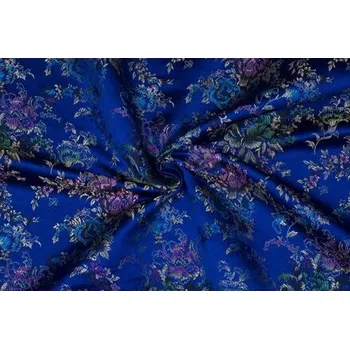 Brokát kytice, modrý, 1.2m, sartor.cz