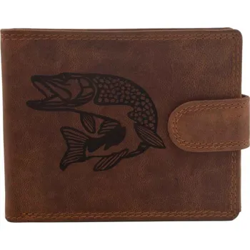 MERCUCIO pánská peněženka světlehnědá štika plná