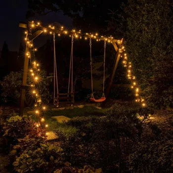 LED páska DecoLED LED světelný řetěz, 20m, teple bílá, 120 diod, IP67 SLNX120W