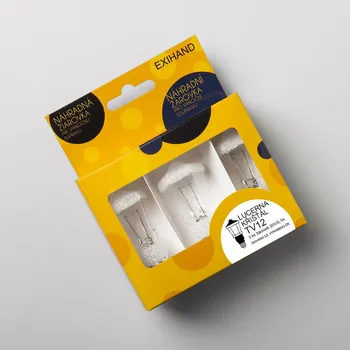 Žárovka Blistr 3 žárovky Lucerna křišťál 20V/0,1A