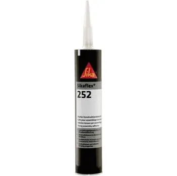 Stavební chemie SIKA Sikaflex 252 1-K-PU lepidlo 300ml černá (12 ks)