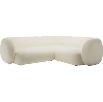 Pohovka Micadoni Světle béžová rohová pohovka Kate 252 cm, pravá