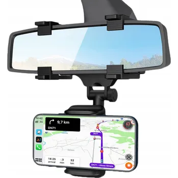 DRŽÁK DO AUTA NA ZPĚTNÉ ZRCÁTKO PRO TELEFON / NAVIGACI