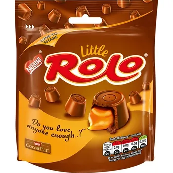 Čokoláda Nestlé Rolo mléčná čokoláda s náplní s příchutí karamelu 103 g