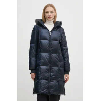 Péřová bunda Mos Mosh dámská, tmavomodrá barva, zimní 154370 59X, vel. XS
