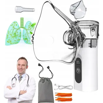 Inhalátor INHALÁTOR NEBULIZÁTOR PRO DĚTI A DOSPĚLÉ, PŘENOSNÝ, SILENT LITE