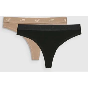 Kalhotky Dámské tanga 4F (2pack) velikost L multicolour