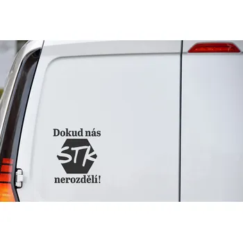 Samolepící dekorace Lepy.cz Samolepka na auto STK Velikost (šířka x výška): 13x15cm, Barevná varianta: Krémová