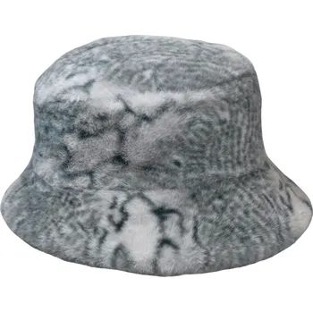 Klobouk Luxusní chlupatý šedý bucket hat Philippa - Mayser Velikost: 55 cm (S)