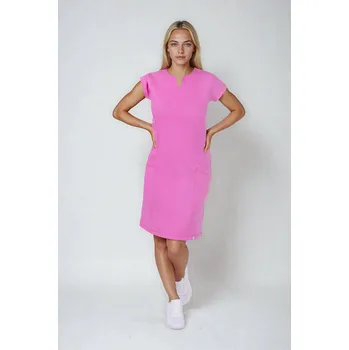 Zdravotnický oděv 2P SERVIS Šaty dámské Linda Růžová 3XL