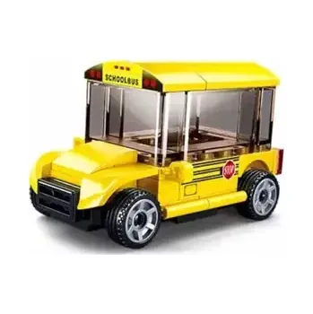 Stavebnice Sluban Sluban Power Bricks M38-B0933E Natahovací Školní autobus (M38-B0933E)