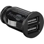 Napájecí 12/24V autoadaptér na 2x USB 3,1A černý ppadapter-126