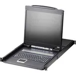 Aten CL-1308N 8-port KVM PS/2+USB, OSD, rack, 19" LCD, touchpad, klávesnice