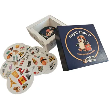 Cestovní hra Zapakuj Párovací karetní hra: Najdi shodu 5v1 - doprava zdarma od 1499 Kč