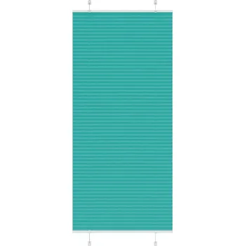 Roleta vidaXL Plisovaná roleta 100x200cm Šířka látky 99,4cm [4015211] Barva: Petrolejově zelená