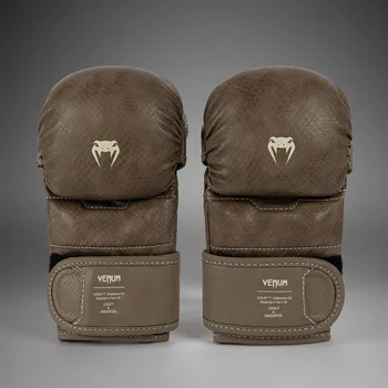 MMA rukavice MMA sparingové rukavice Venum Impact Evo Scales - Brown Velikost: S