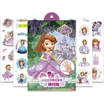 Odstranitelné tetování Dětské dočasné tetování - DISNEY PRINCEZNY - SOFIE PRVNÍ - 4 ks (Značka: TAKARA TOMY)
