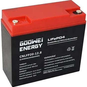Trakční baterie GOOWEI ENERGY CNLFP20-12.8, LiFePO4, 12,8 V, 20 Ah