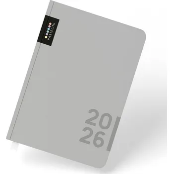 Diář Diář A5 denní 2026 PASTELINI šedá