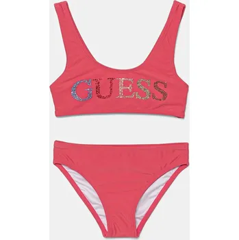 Dámské plavky Dvoudílné dětské plavky Guess 2-pack růžová barva, J5GZ00 KCA60 J5GZ00.KCA60.PPYA 42X, vel. 105-112
