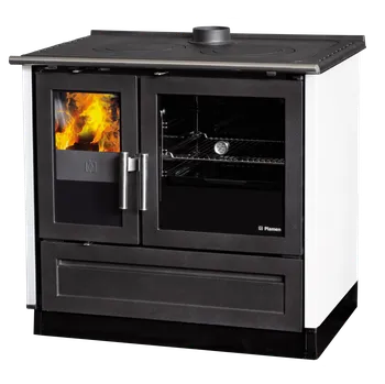 Sporák na tuhá paliva Plamen 910 Glas