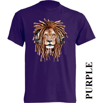 levne-bavlnene-tricko-potisk-rasta-lev-sluchatka Barva: Purple - purpurová, velikost: S