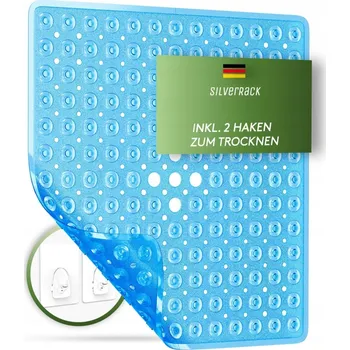 Koupelnová předložka Protiskluzová koupelnová předložka 100 x 40 cm, modrá