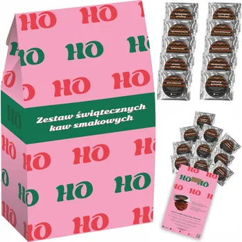 Vrták VÁNOČNÍ SADA KÁVY HO, HO, HO! 10 PRÉMIOVÝCH CHUTÍ DÁREK K VÁNOCŮM