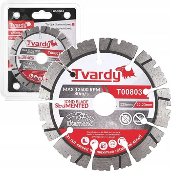 Řezný kotouč DIAMANTOVÝ KOTOUČ SEGMENTOVÝ NA ASFALT, KÁMEN, MARMOR, ŽULU 125mm