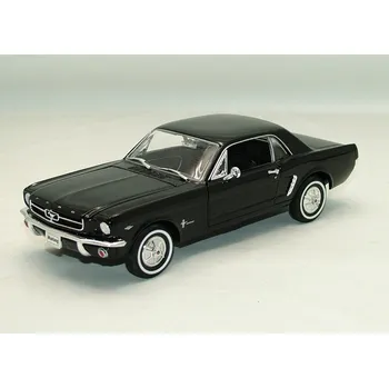autíčko Ford Mustang Coupé 1964-1/2 černá 1:24 Welly