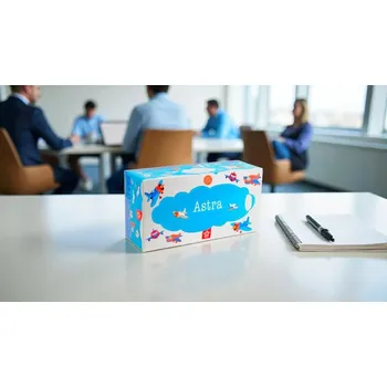 Astra papírové kapesníky 2-vrstvé 200ks Modrý