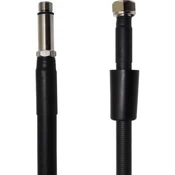 Merabell Hadice pro vodovodní baterie AQUA PROFI z nerezového vlnovce s opláštěním 3/8" x M10x1, 35 cm, černá, M0081