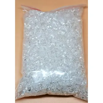 Přírodní kámen Křišťál chips cca 6-8 mm, balení 1 kg